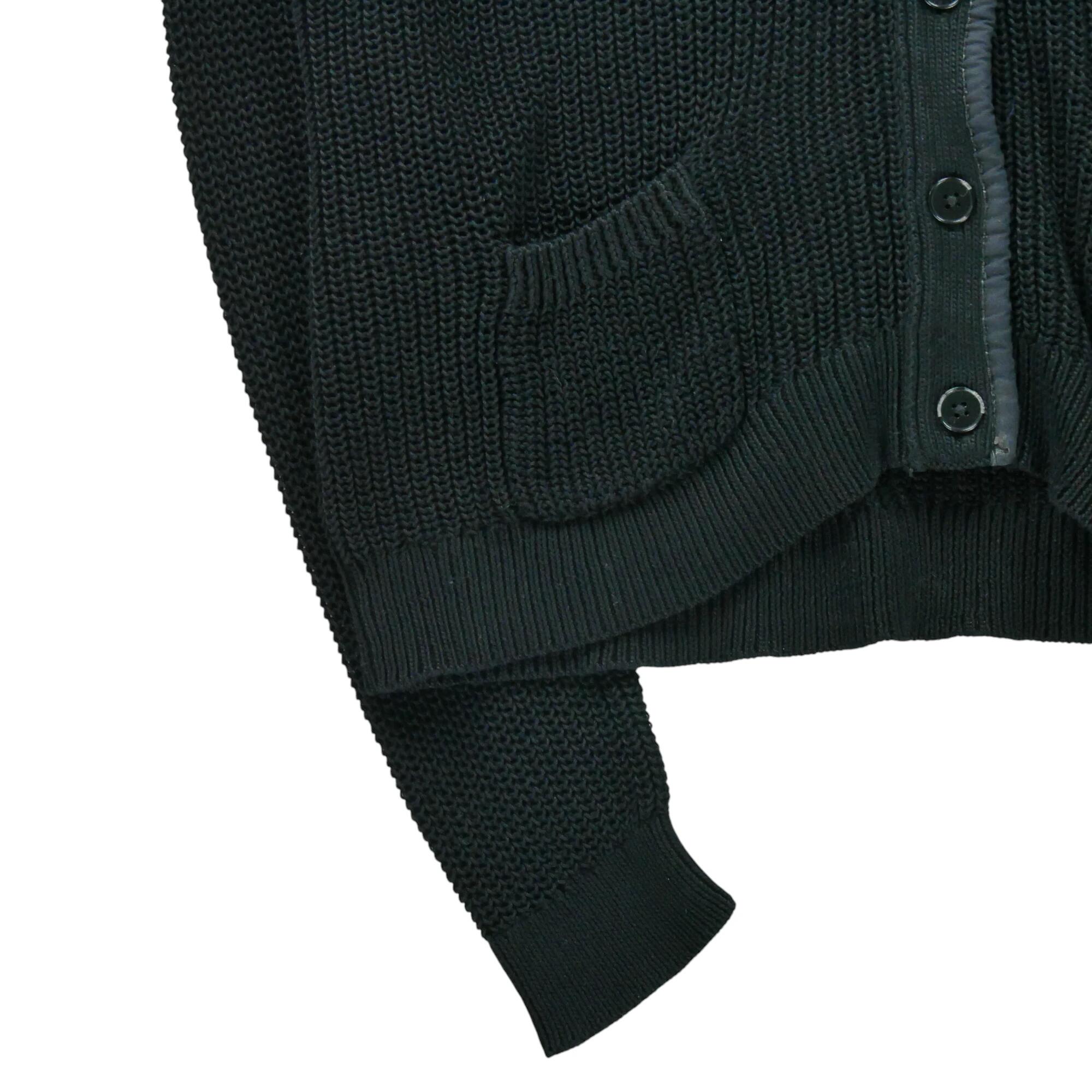 Women's Black Cardigan Vest 4/7