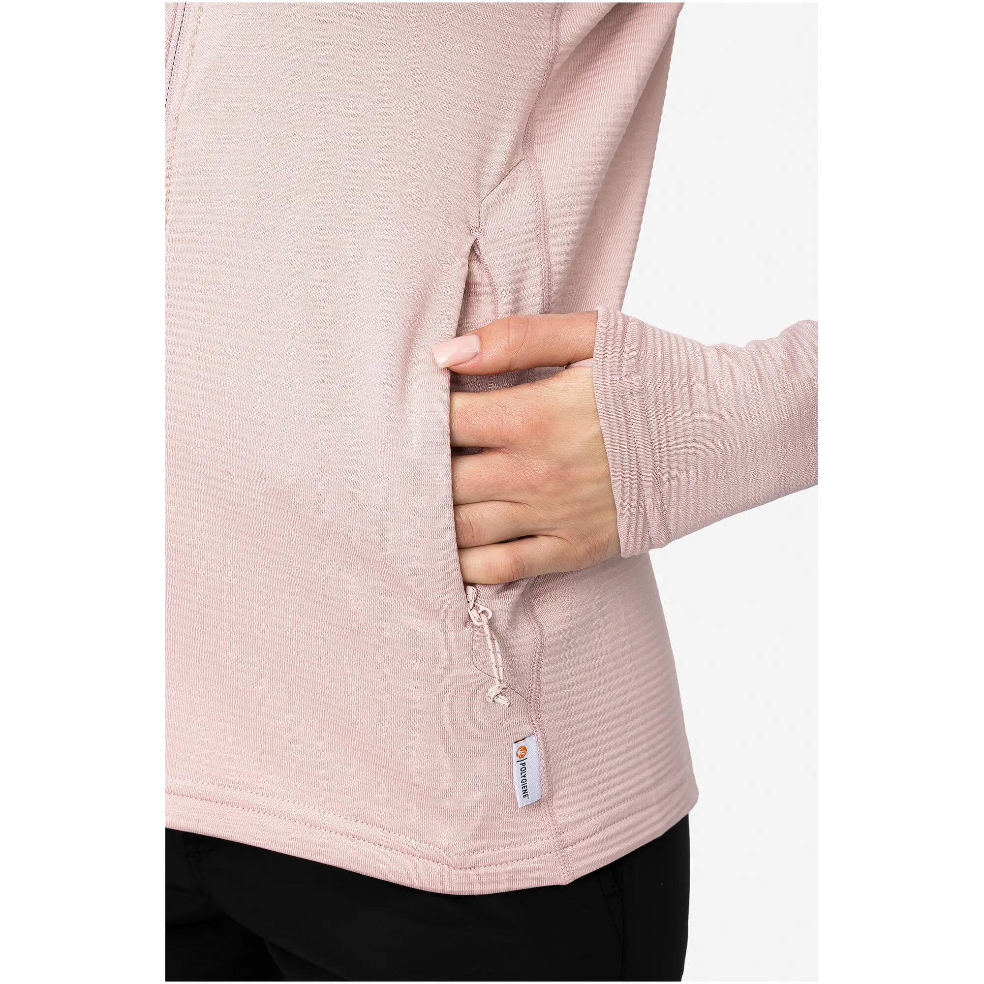 Bluza damska VIKING Birger Lady rozpinana z kapturem różowa 6/7