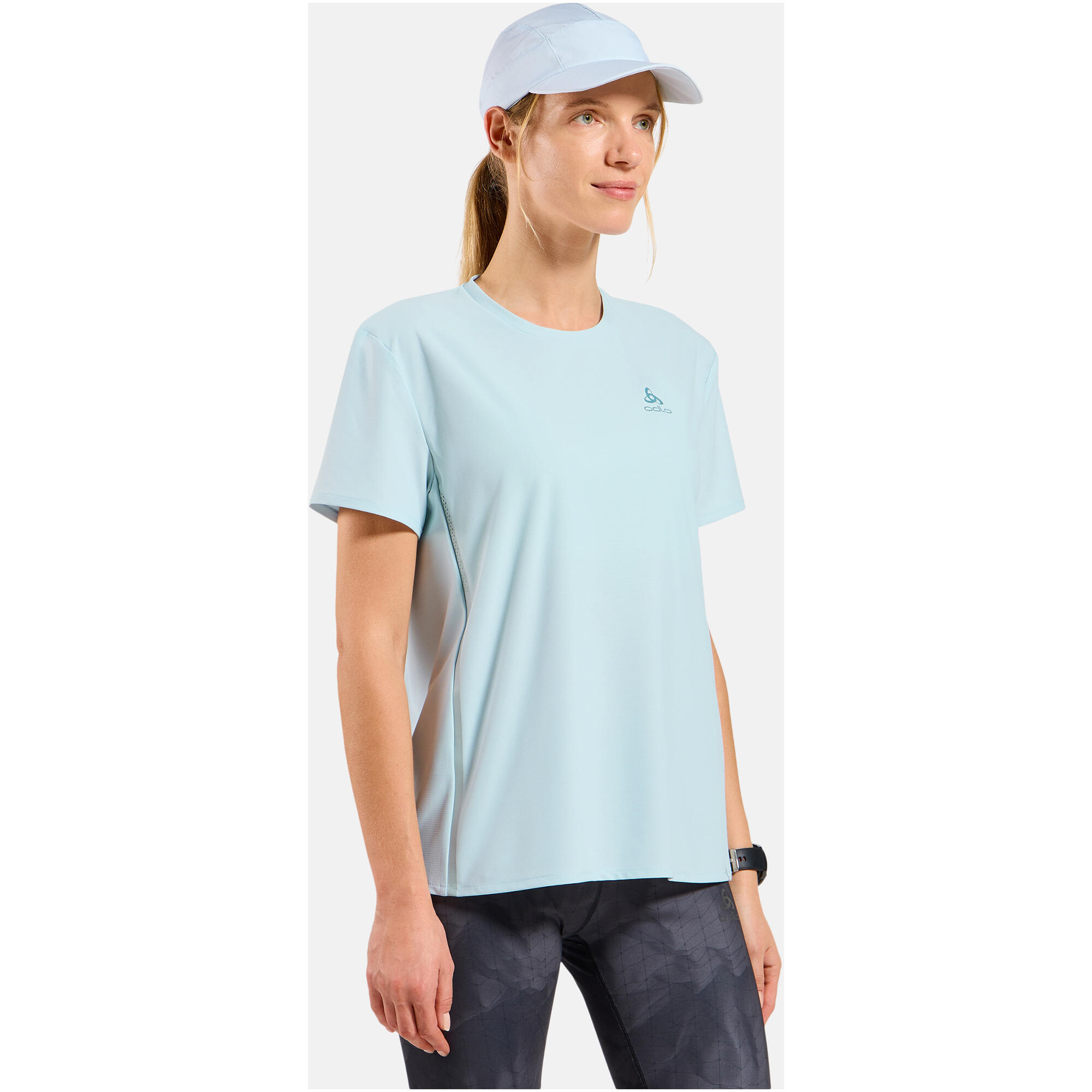 Koszulka z krótkim rękawem damska ODLO T-shirt crew neck s/s ZEROWEIGHT