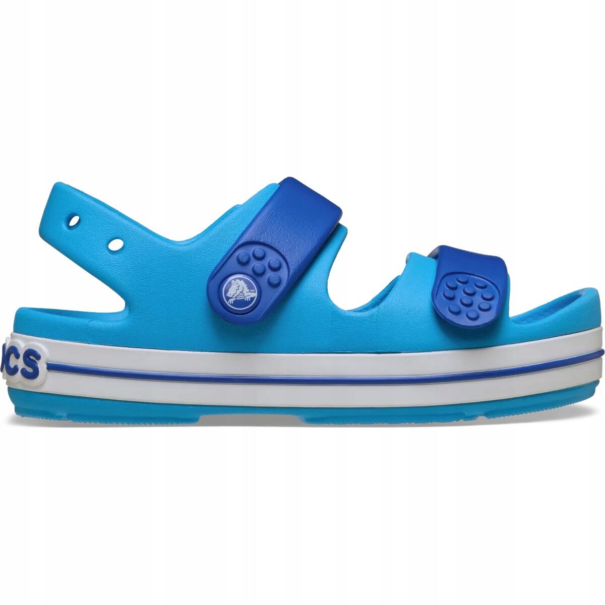Sandałki Dziecięce Na Rzep Crocband Cruiser 209424 Kids 3/7