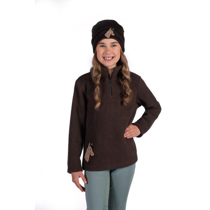 PULL  MIA JUNIOR MARRON FONCÉ 2/3