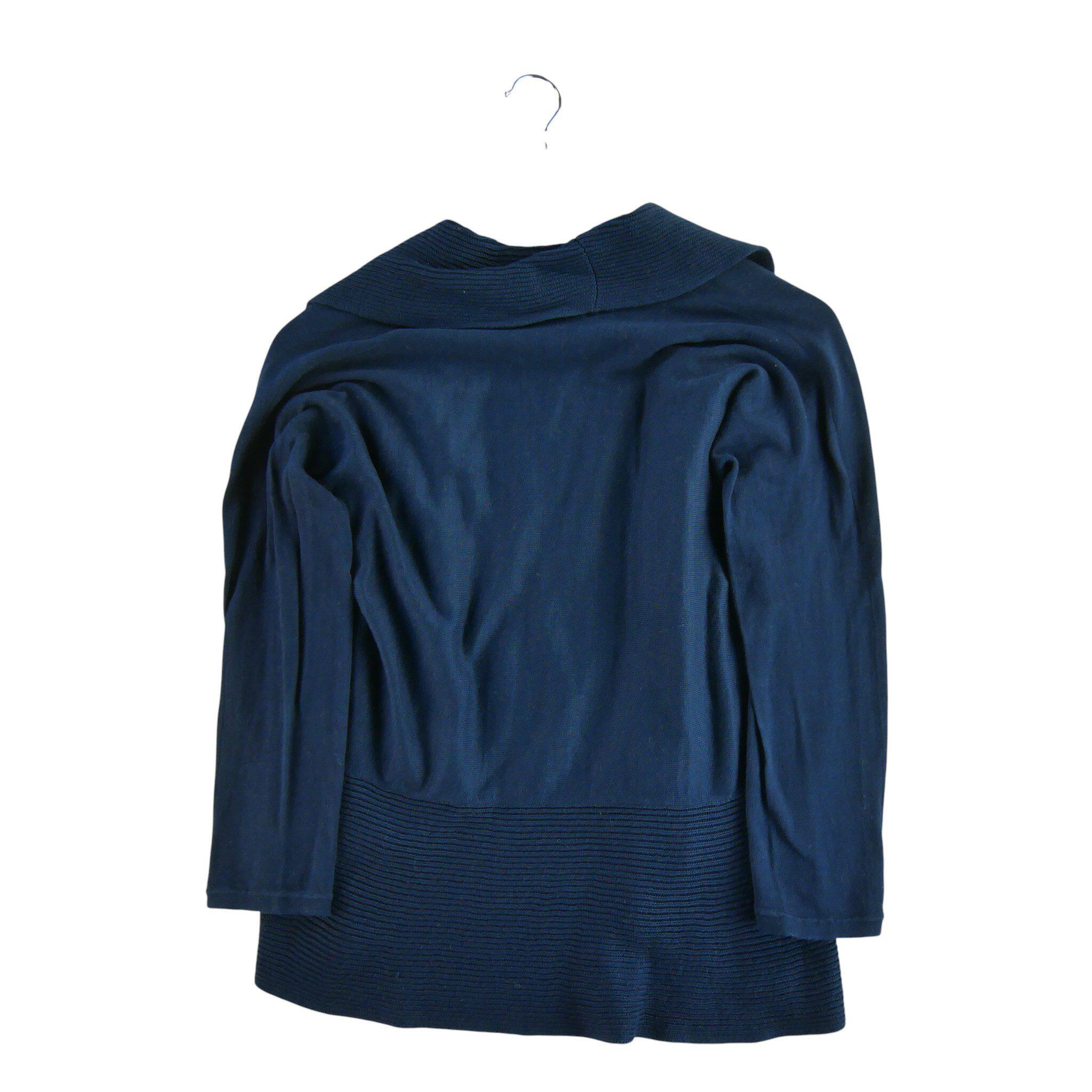 Women's Navy Cardigan Vest 2/4
