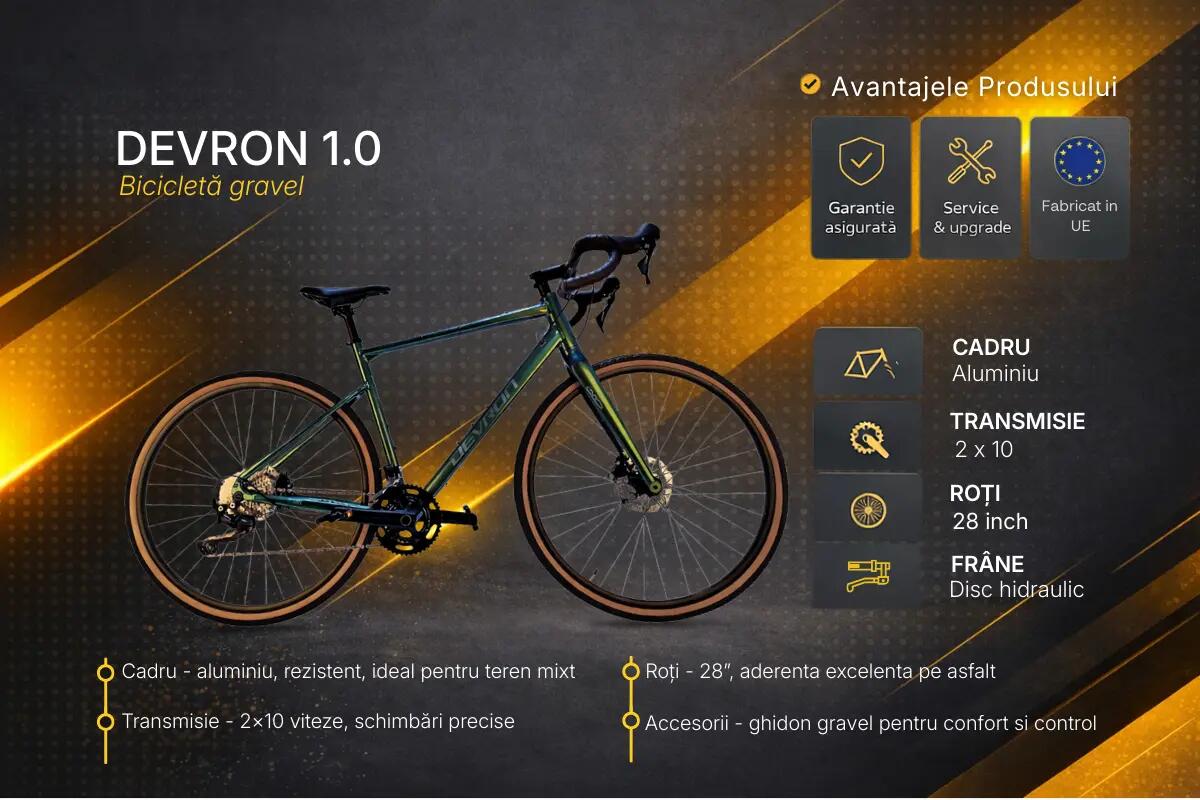 Second hand, Devron GRV 1.0 25 XL - Bicicletă MTB reambalată, verde 7/7