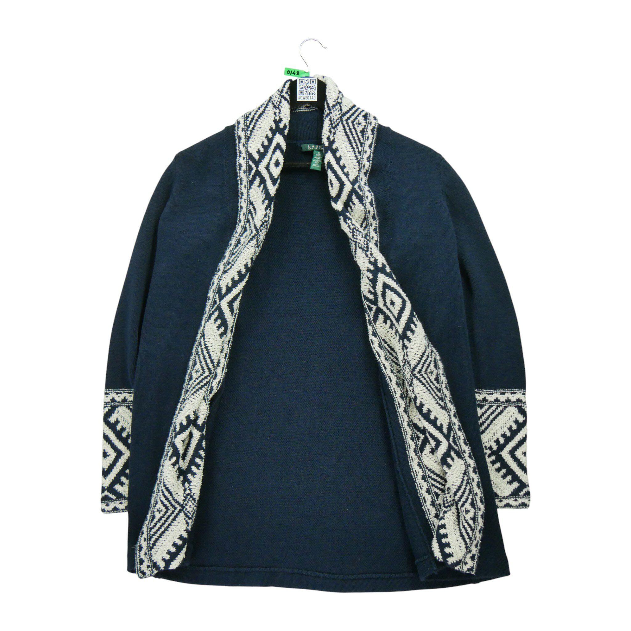 Women's navy cardigan vests 3/7