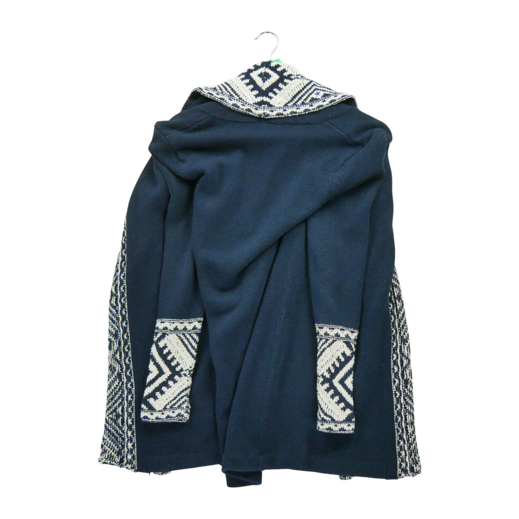 Women's navy cardigan vests 2/7