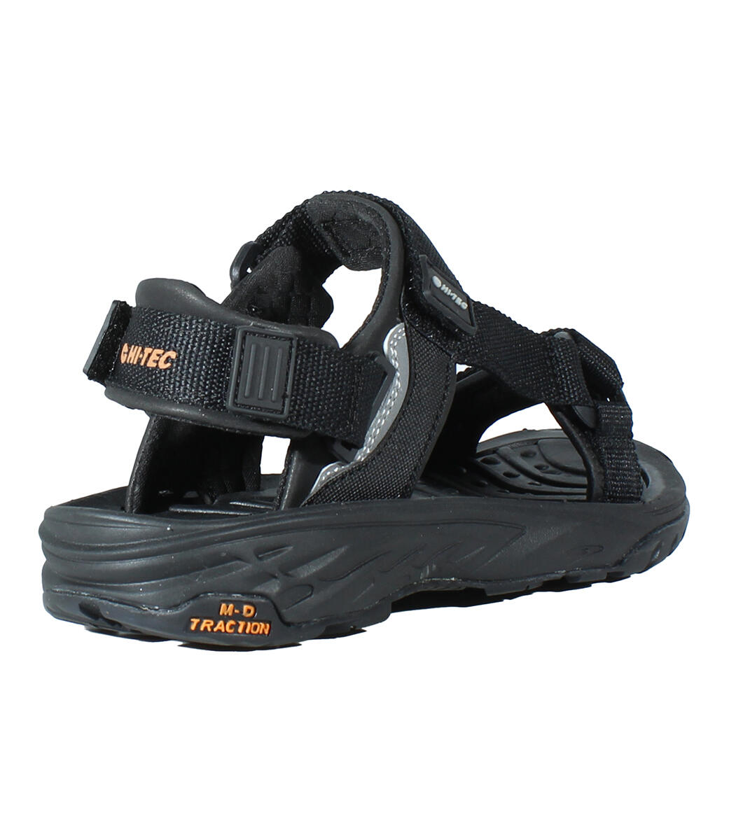 Sandálias Hi-Tec ULA RAFT para mulher para montanha e trekking Preto 2/7