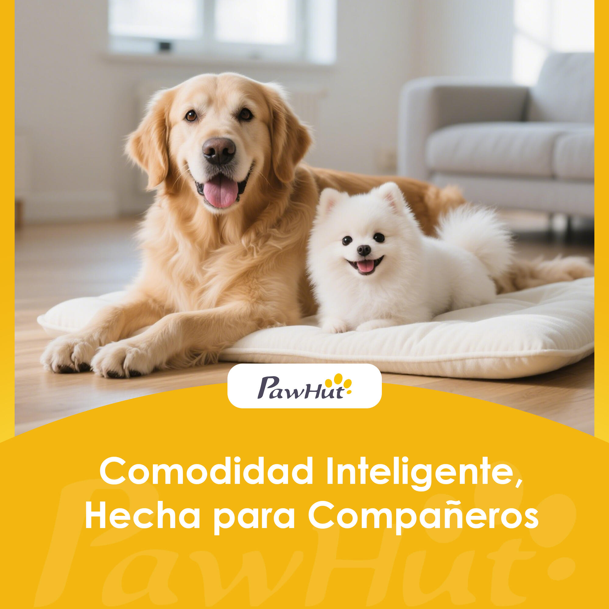Escada para animais de estimação 53x30.5x36.5 cm castanho PawHut 5/5