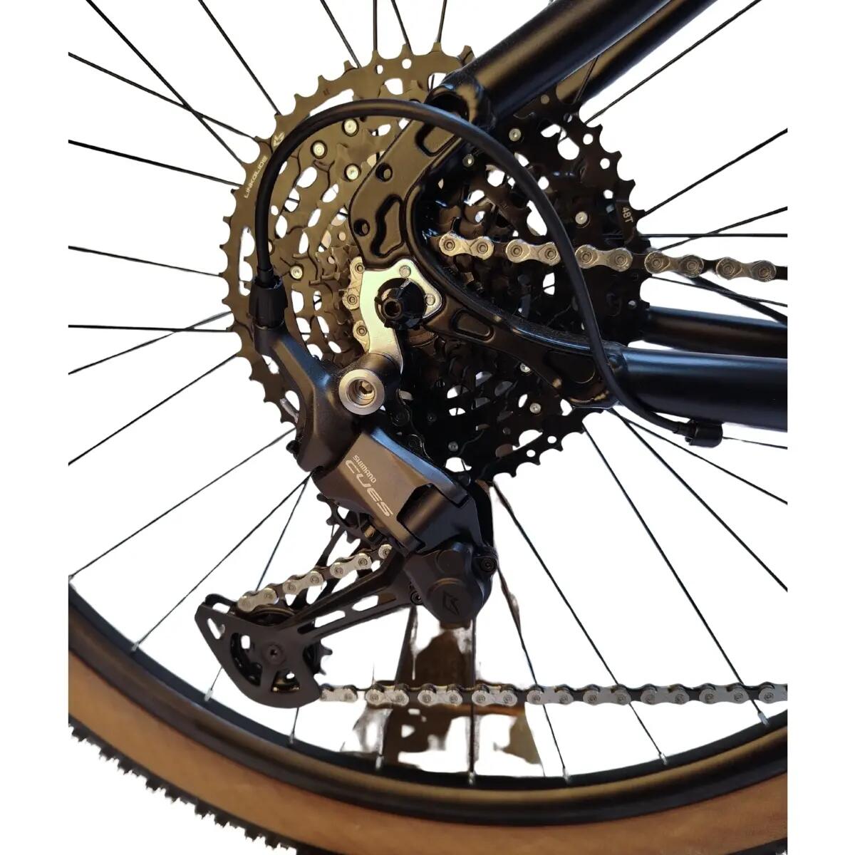 Bicicleta MTB Devron Tsunami, M, Negru, Reambalat 3/7