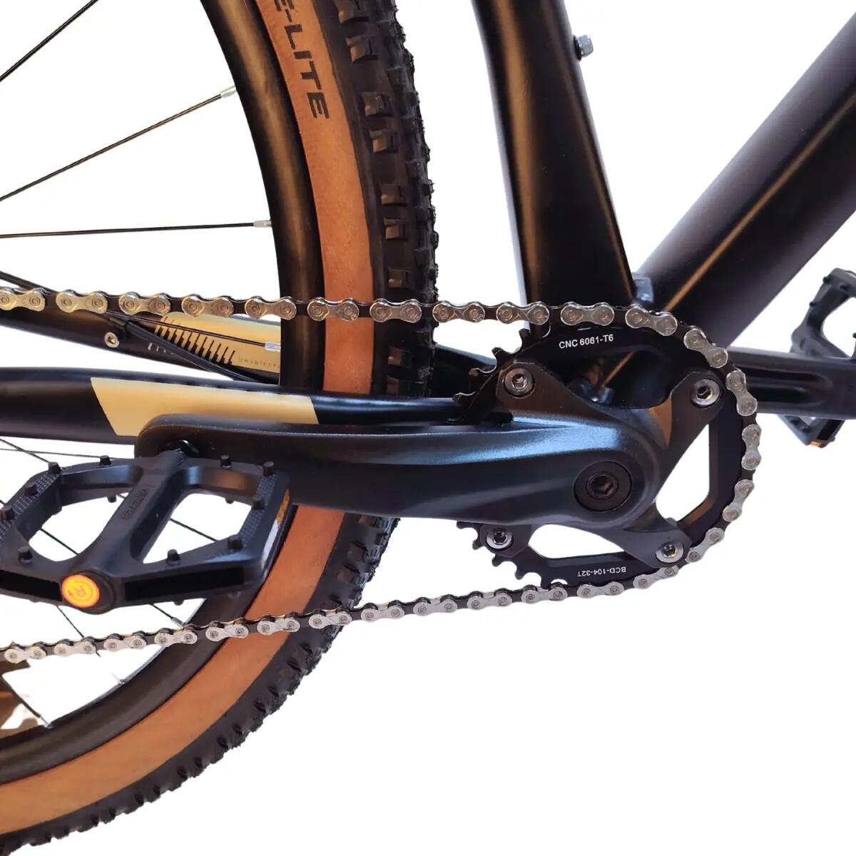 Bicicleta MTB Devron Tsunami, M, Negru, Reambalat 4/7