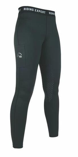 LEGGINGS KNIEGRIFF SCHWARZ JUNIOR
