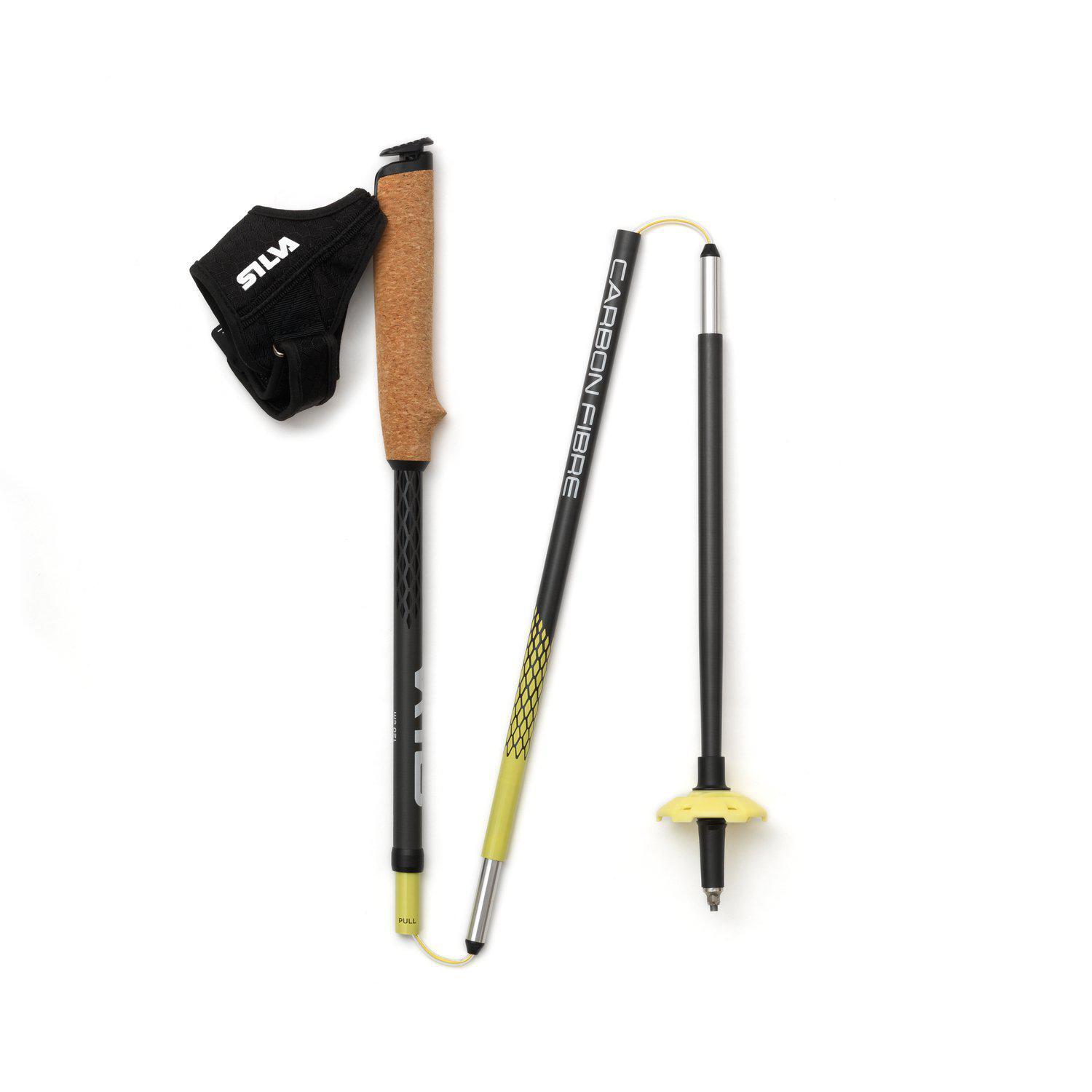 Lightweight Trail Running Carbon Z Fixed Poles 110 cm 3/7