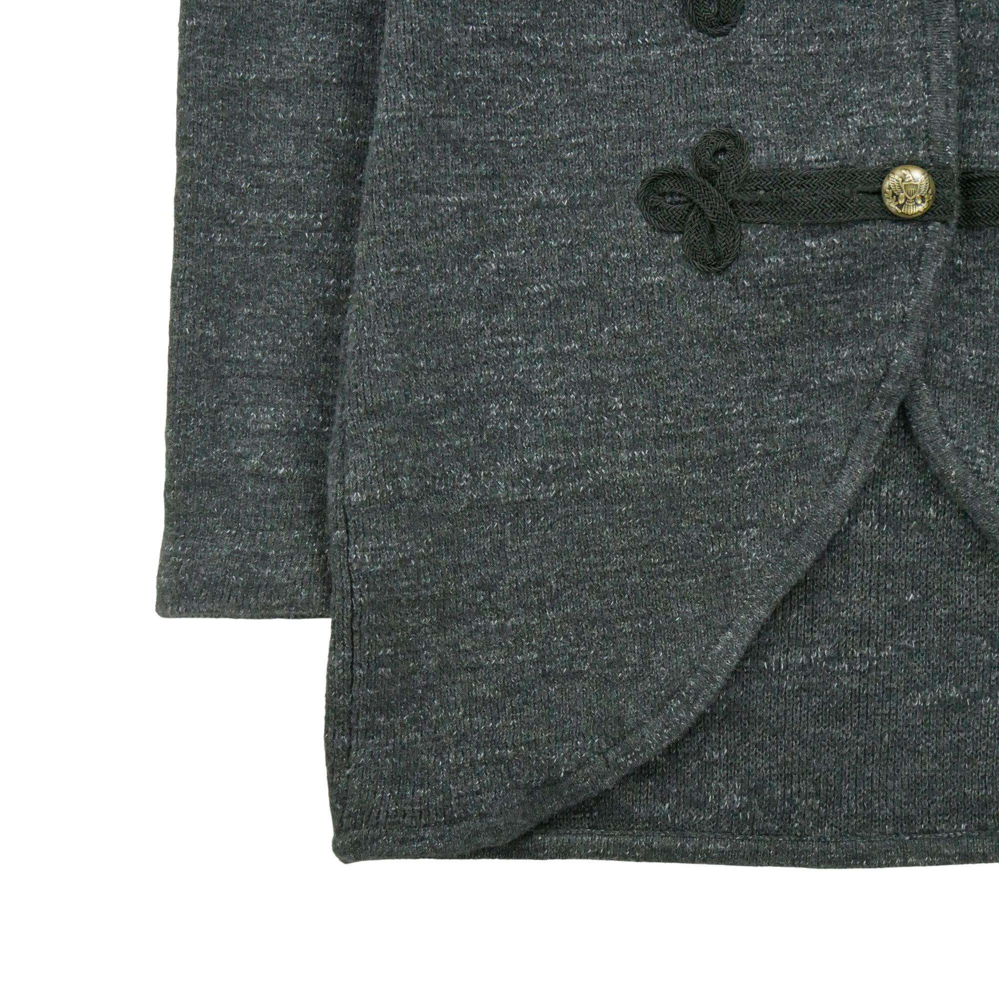 Women's Black Cardigan Vest 5/7