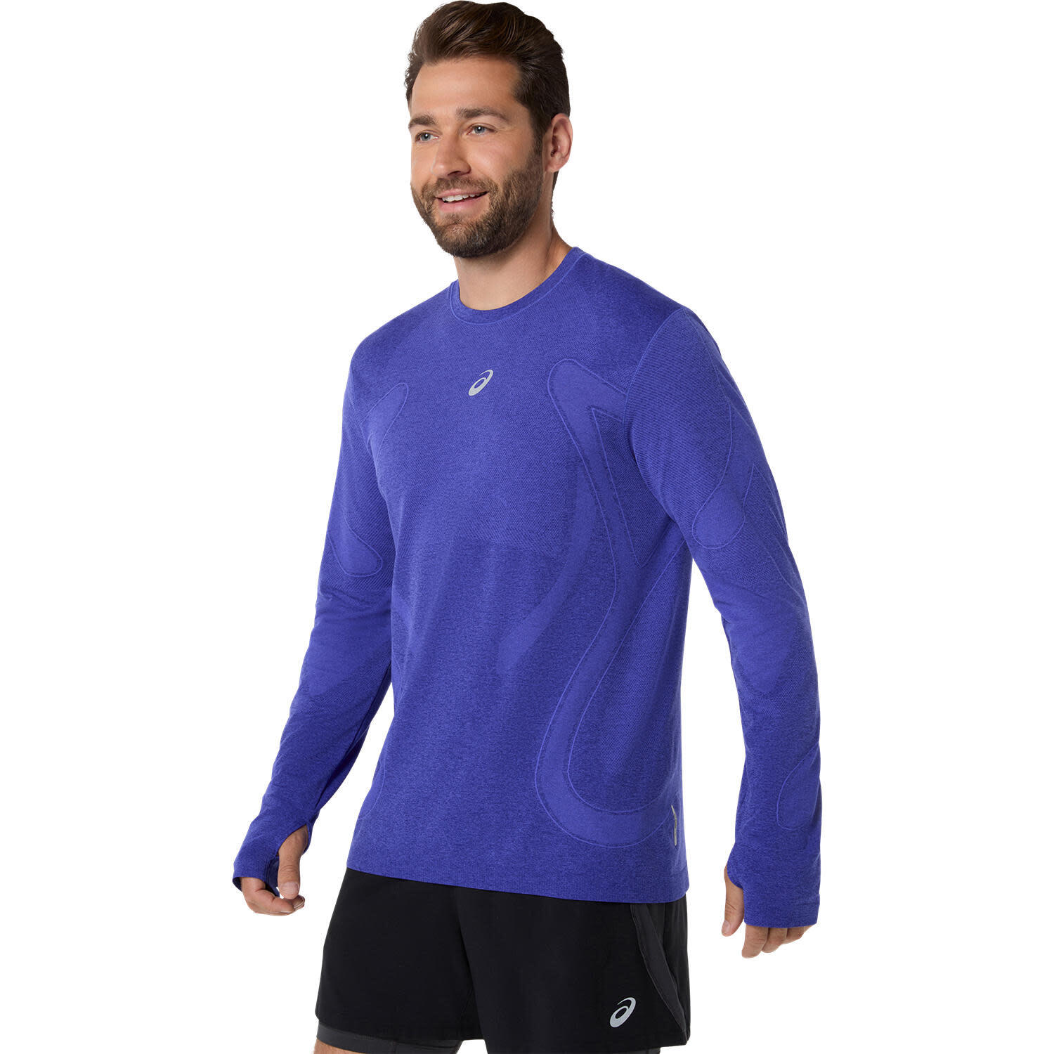 ASICS Road Seamless LS Top - Cobalt/Eggplant 3/6
