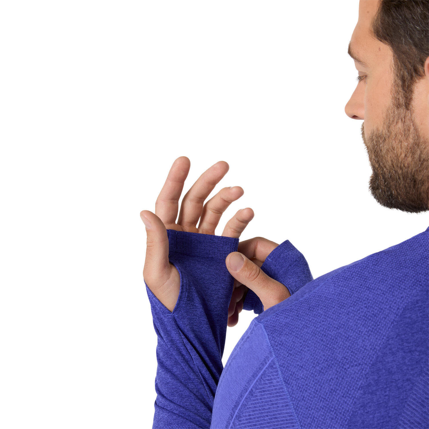 ASICS Road Seamless LS Top - Cobalt/Eggplant 4/6