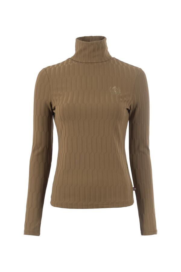 CHEMISE  LEELA CARAMEL FONCÉ 1/1