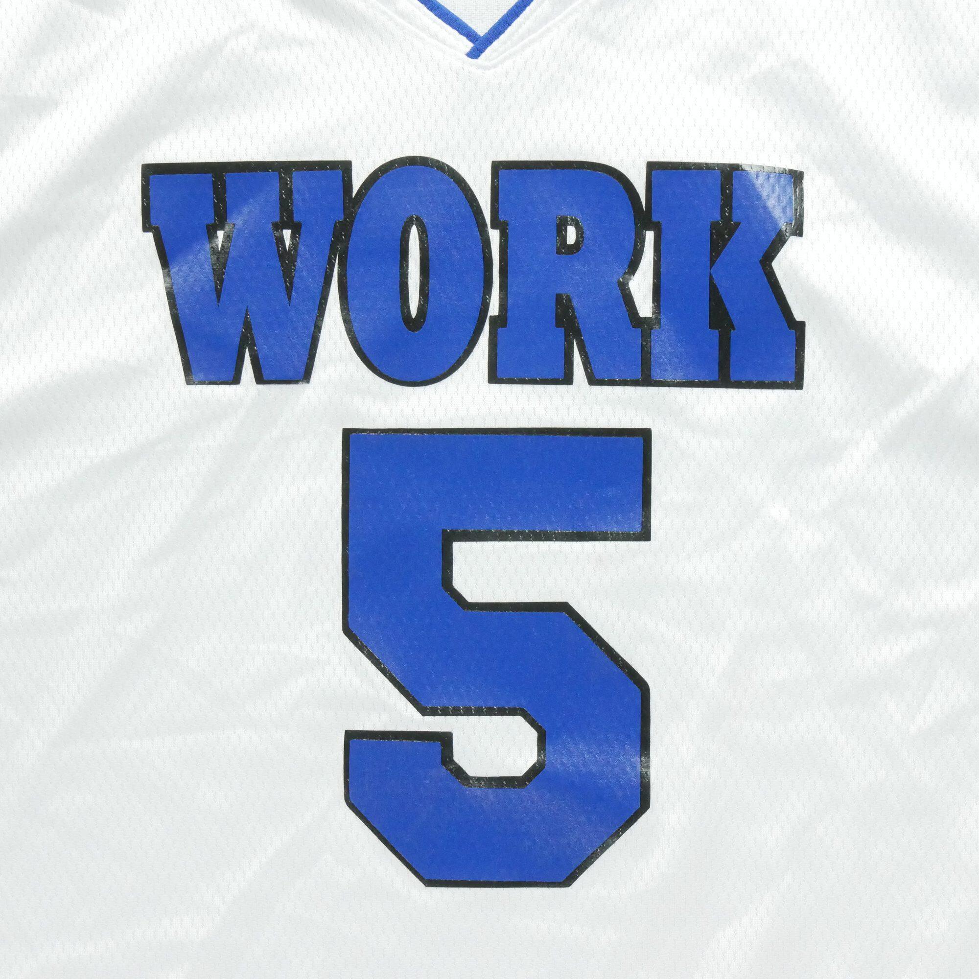 Seconde vie - Maillot Homme  Work Basketball Blanc - État correct 3/7