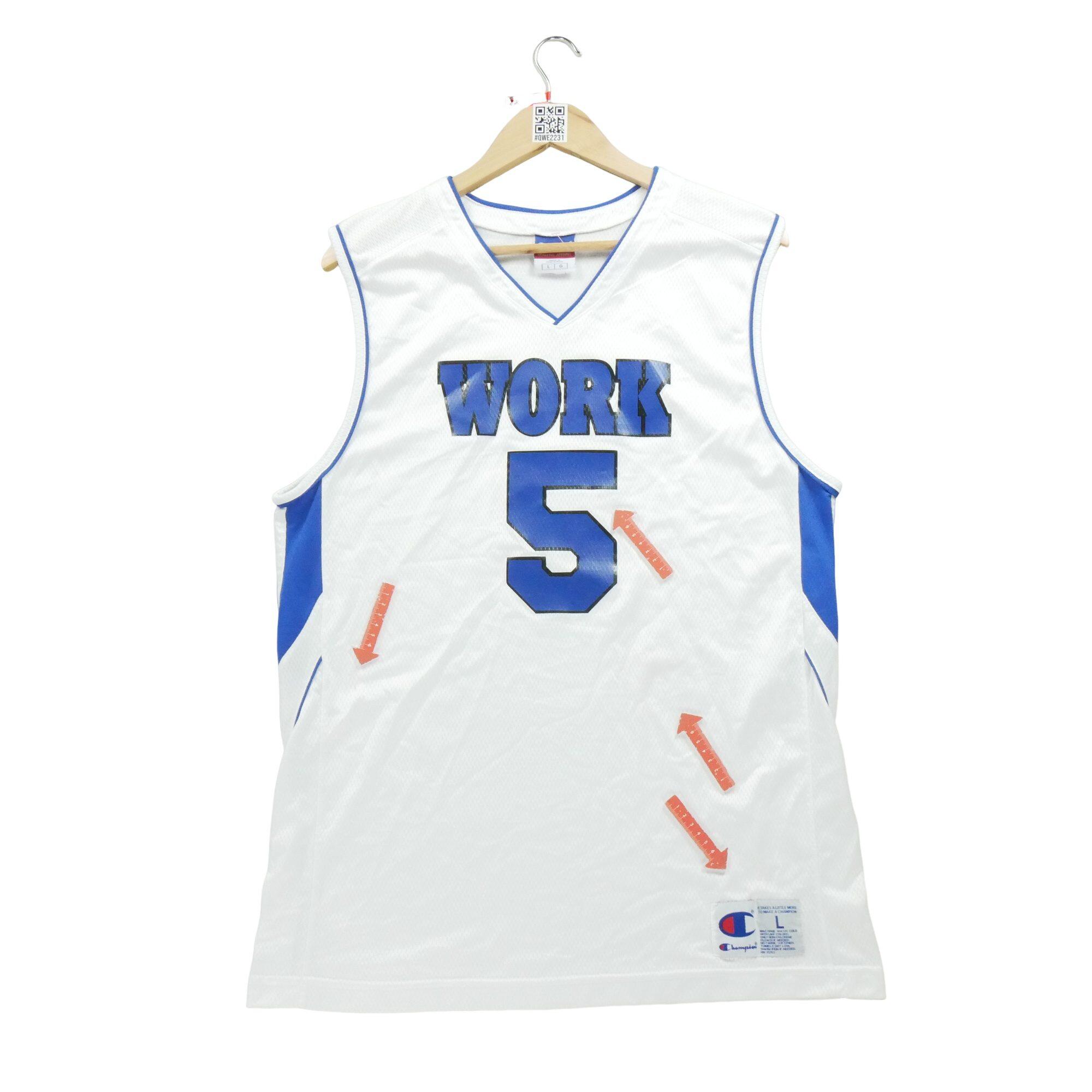 Seconde vie - Maillot Homme  Work Basketball Blanc - État correct 4/7