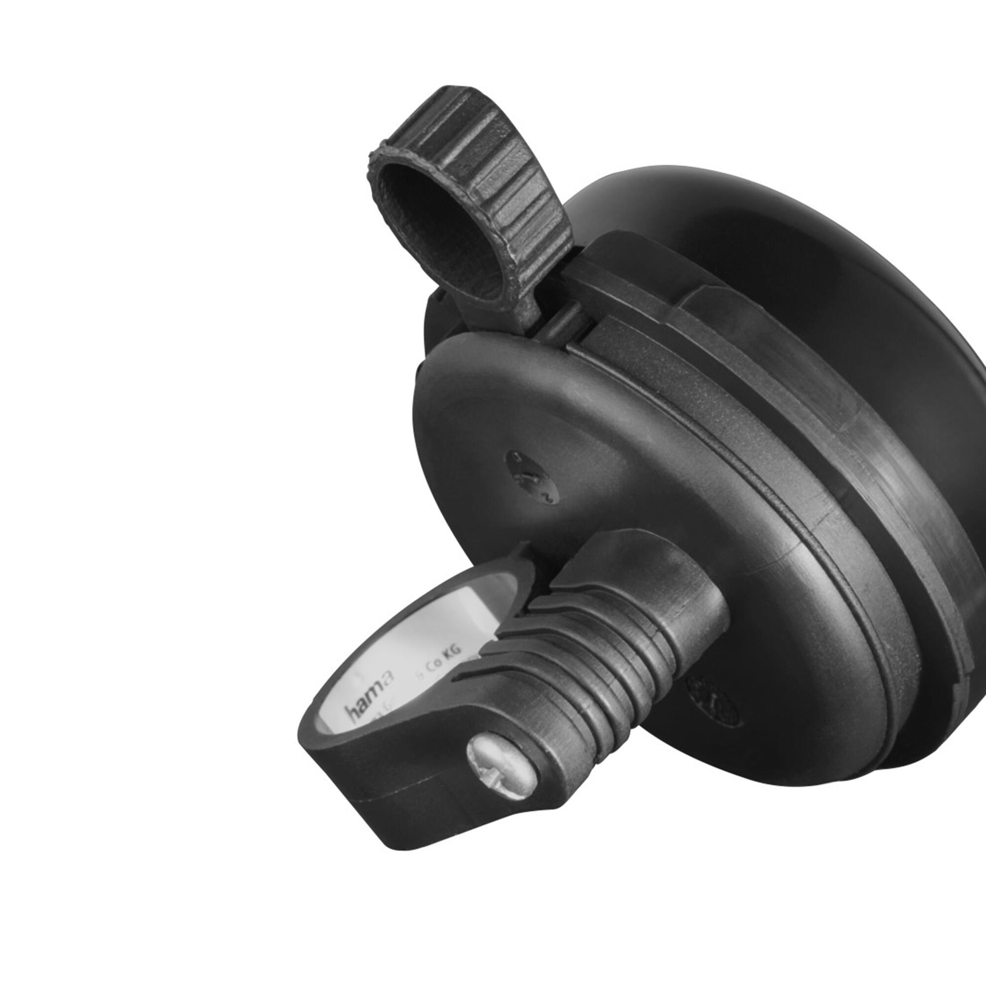 HAMA Fahrradklingel große Glocke, 5,5cm, Schwarz 4/5