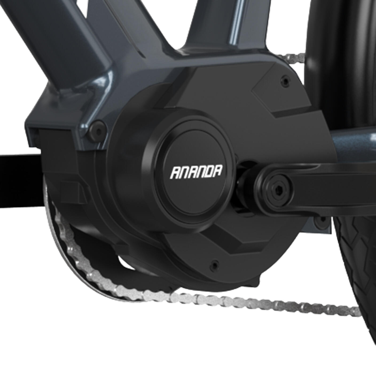 Bici elettrica da città motore centrale 75nm freni idraulici bk33 4/7