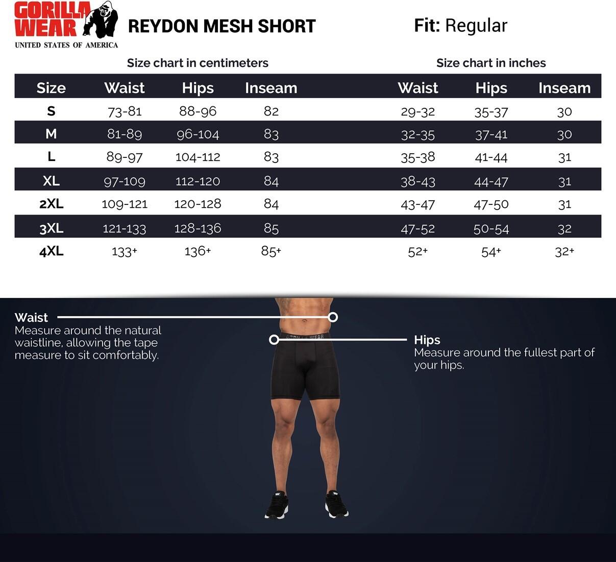 Reydon Mesh Szorty 2.0 - Czarny 4/5