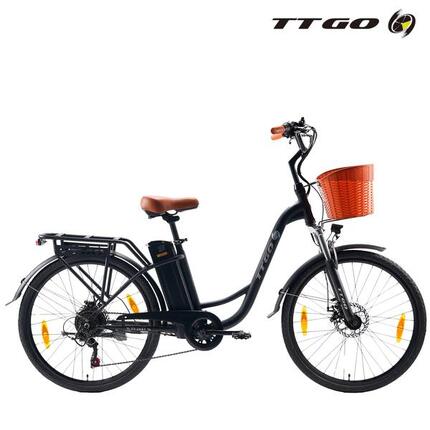 Herren/Damen YY26 80km 26 Zoll, E-Bike 250W 2026, schwarz
