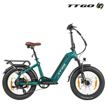 Vélo électrique hybride F8 vélotaf longue autonomie noir