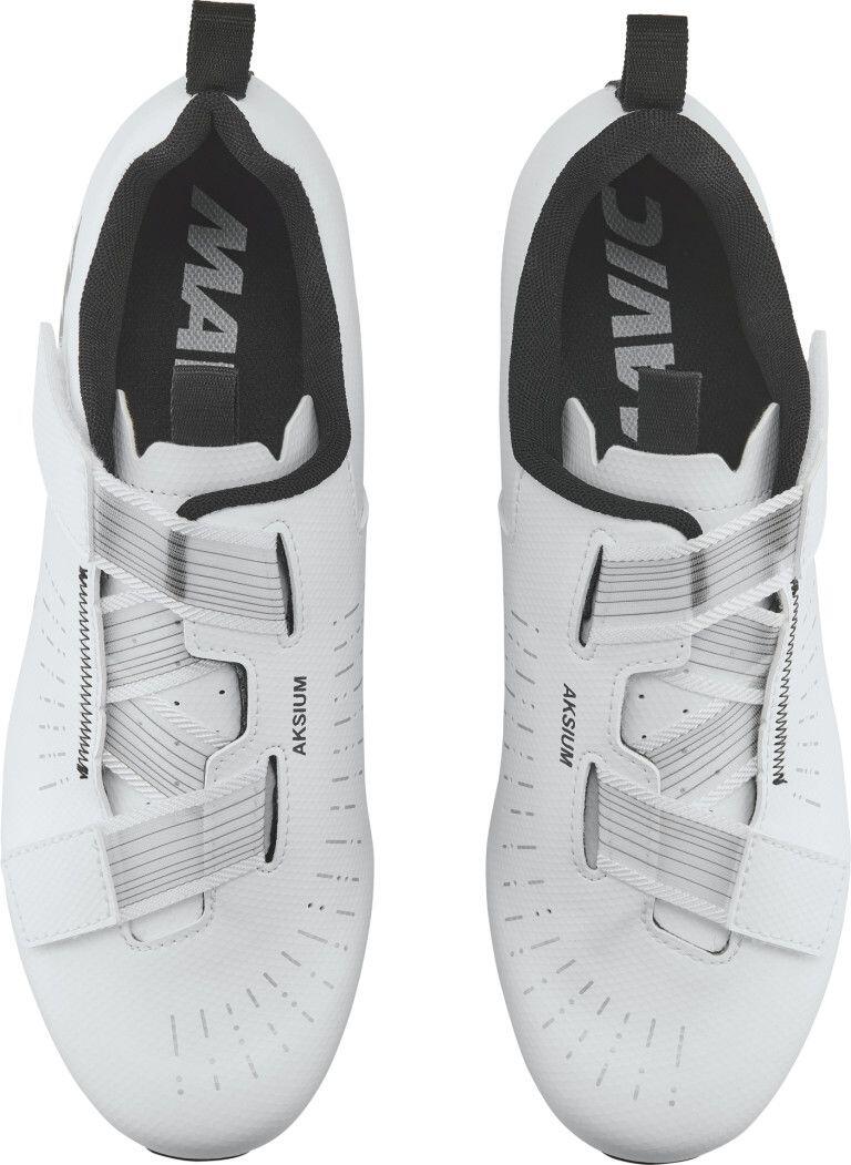 Scarpe da strada Mavic Aksium Strap bianche 2/7