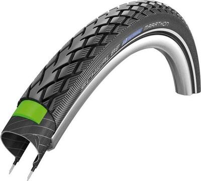 Schwalbe band marathon 28x1.65" 44-622 zwart reflex e-50 hs420 draad