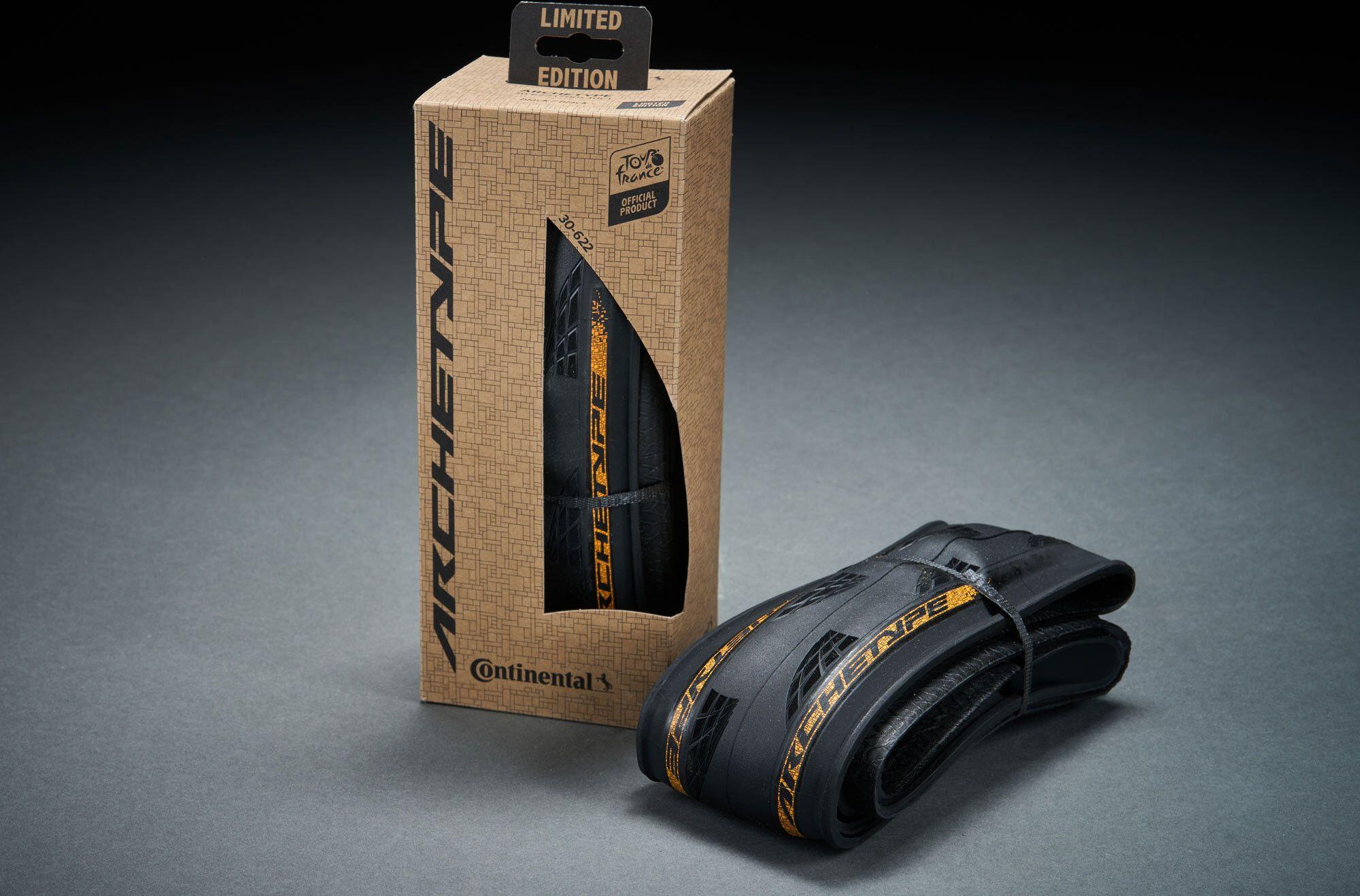 Neumático Continental Archetype Tour de France Edición Limitada 700 mm Tubeless 3/4