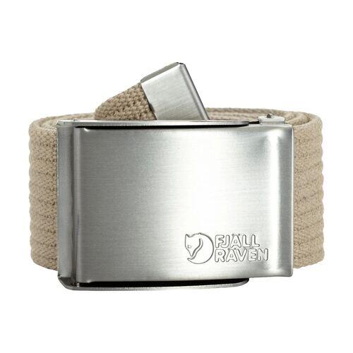 Cinturón Beige Fjallraven Canvas Belt Fossil de Lona Ajustable 3/4