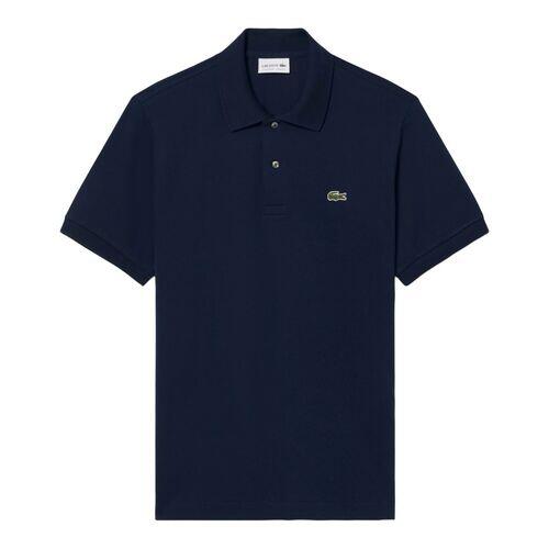 Lacoste Modello Short Sleeved Ribbed Collar Colore Blu 5/5