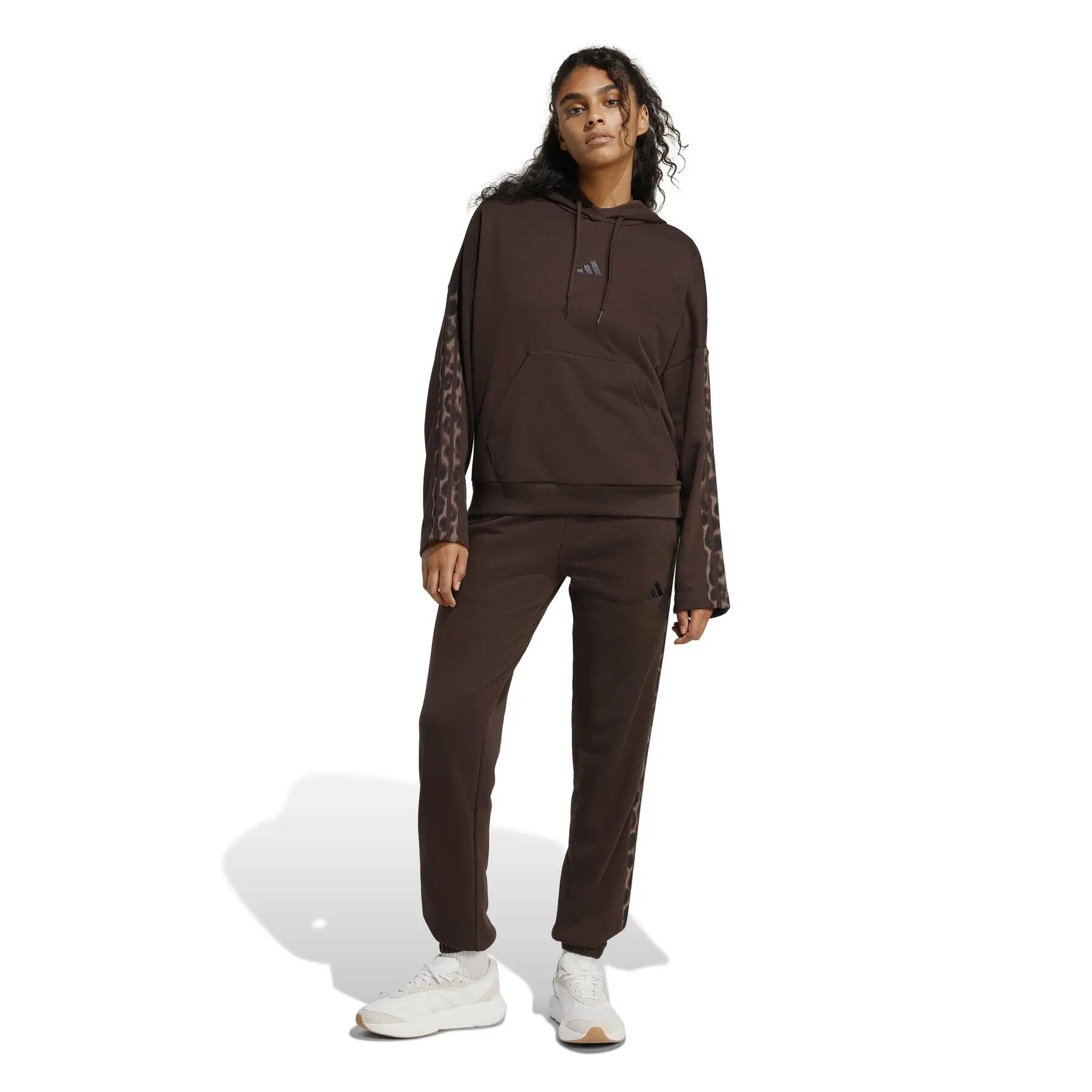 Dames joggingsbroek met leoprint adidas Essentials 3/6