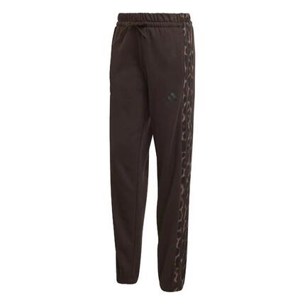 Pantalon de jogging en molleton imprimé léopard femme adidas Essentials