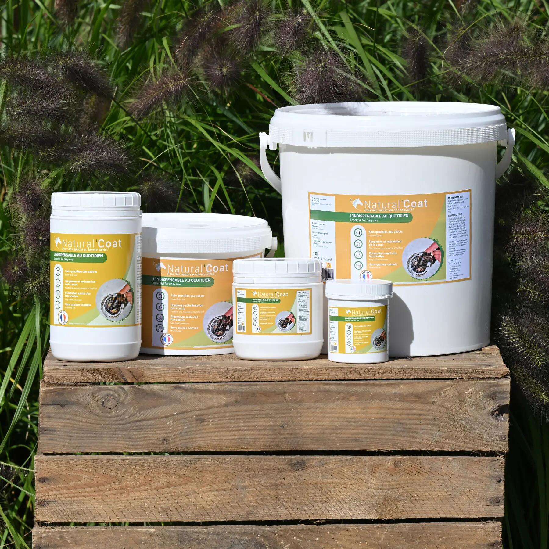 Kleurloze hoefverzorgingszalf Natural Innov Natural'Coat - 3 L 3/7