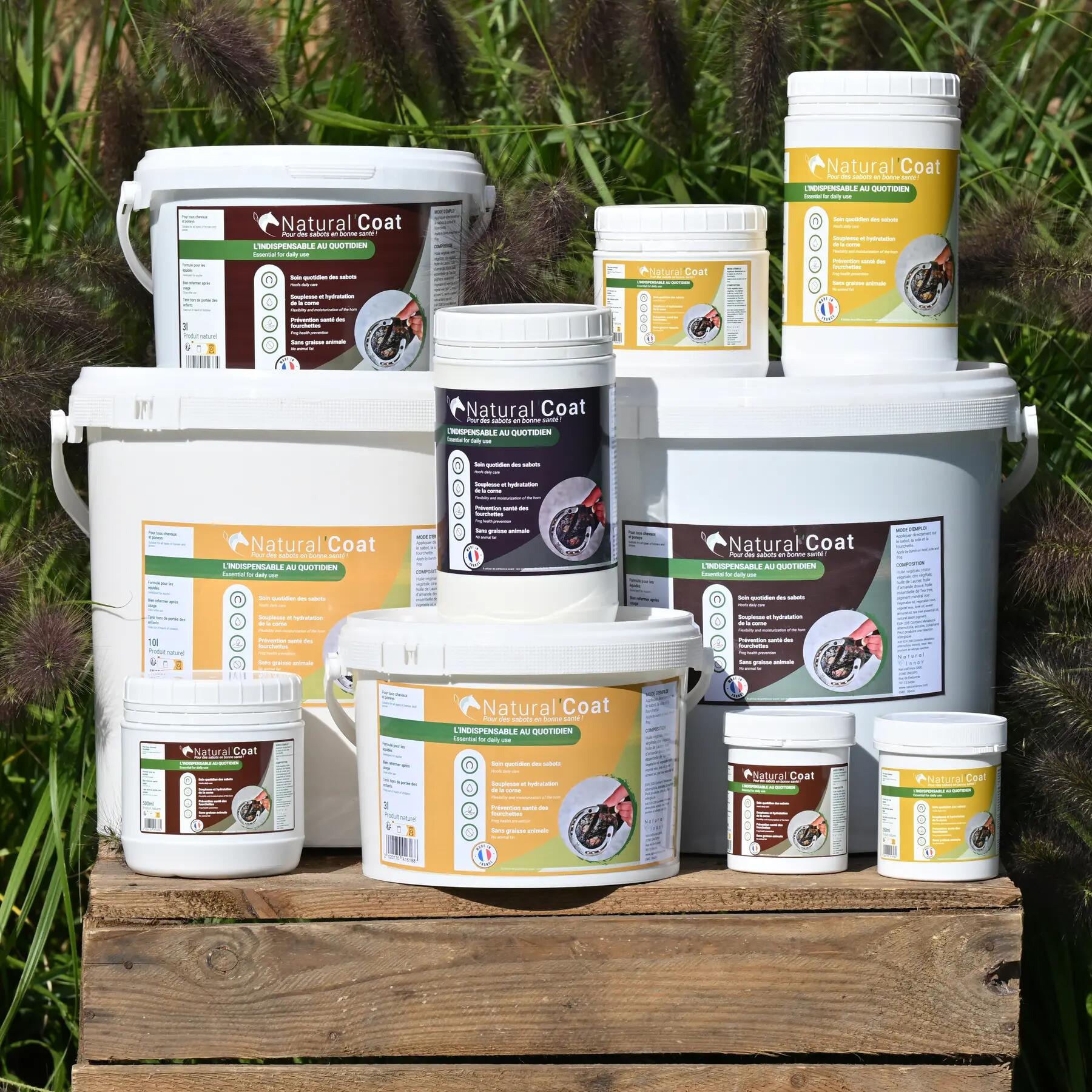 Kleurloze hoefverzorgingszalf Natural Innov Natural'Coat - 3 L 4/7