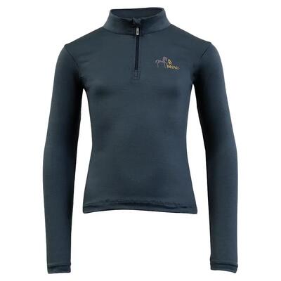 Kinder t-shirt met lange mouwen en rits br equitation mini horse