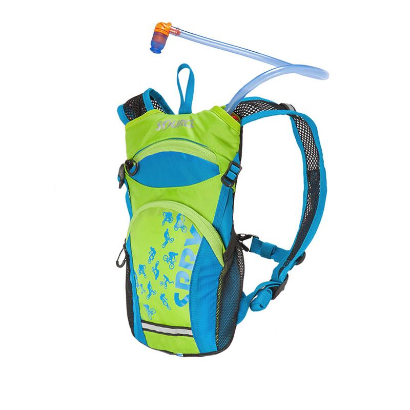 Sac d’hydratation pour enfants Spry 1,5 litre – bleu – vert