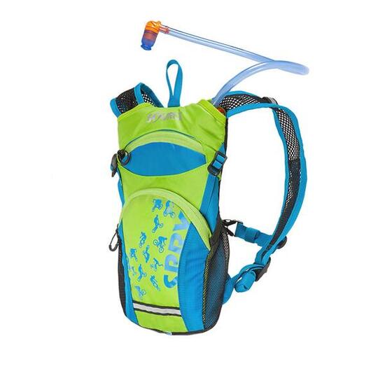 Trinkrucksack für Kinder Spry 1,5 Liter - Blau - Grün