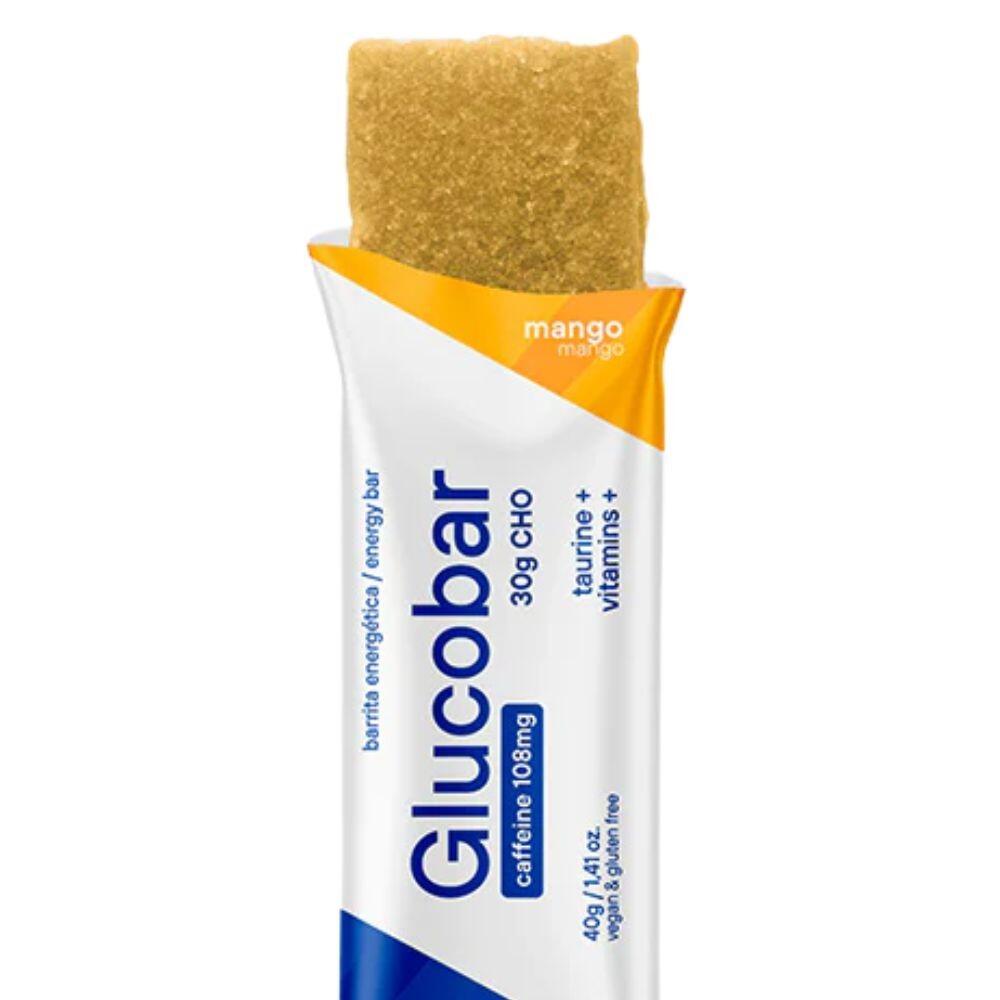 Barra de cafeína Glucobar manga tangerina tangerina Nutrinovex 2/2