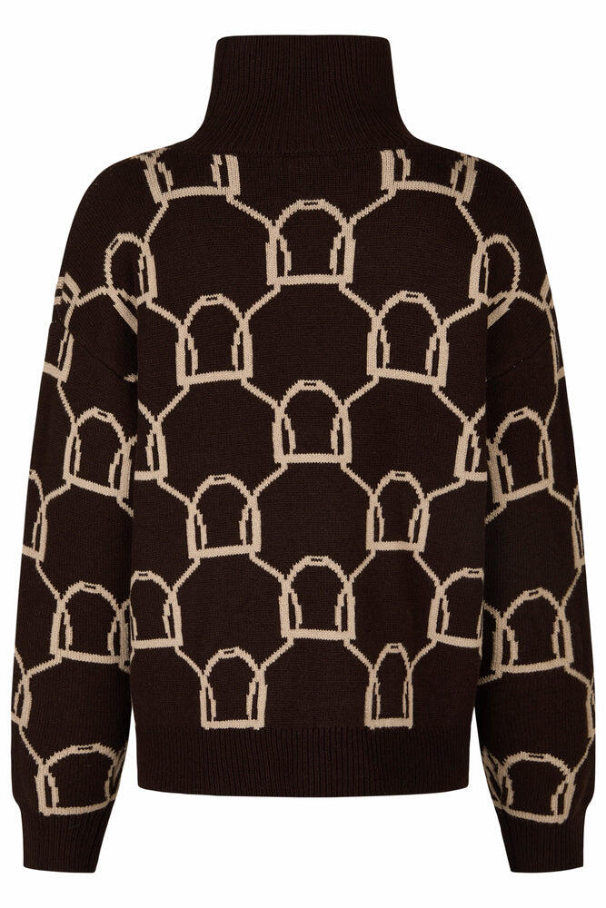 KNIT JUMPER BLACK TRUFFLE 2/2
