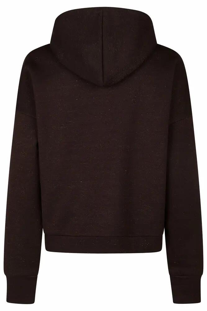 KAPUZE SPARKLE SHIRT SCHWARZ TRÜFFEL 2/7