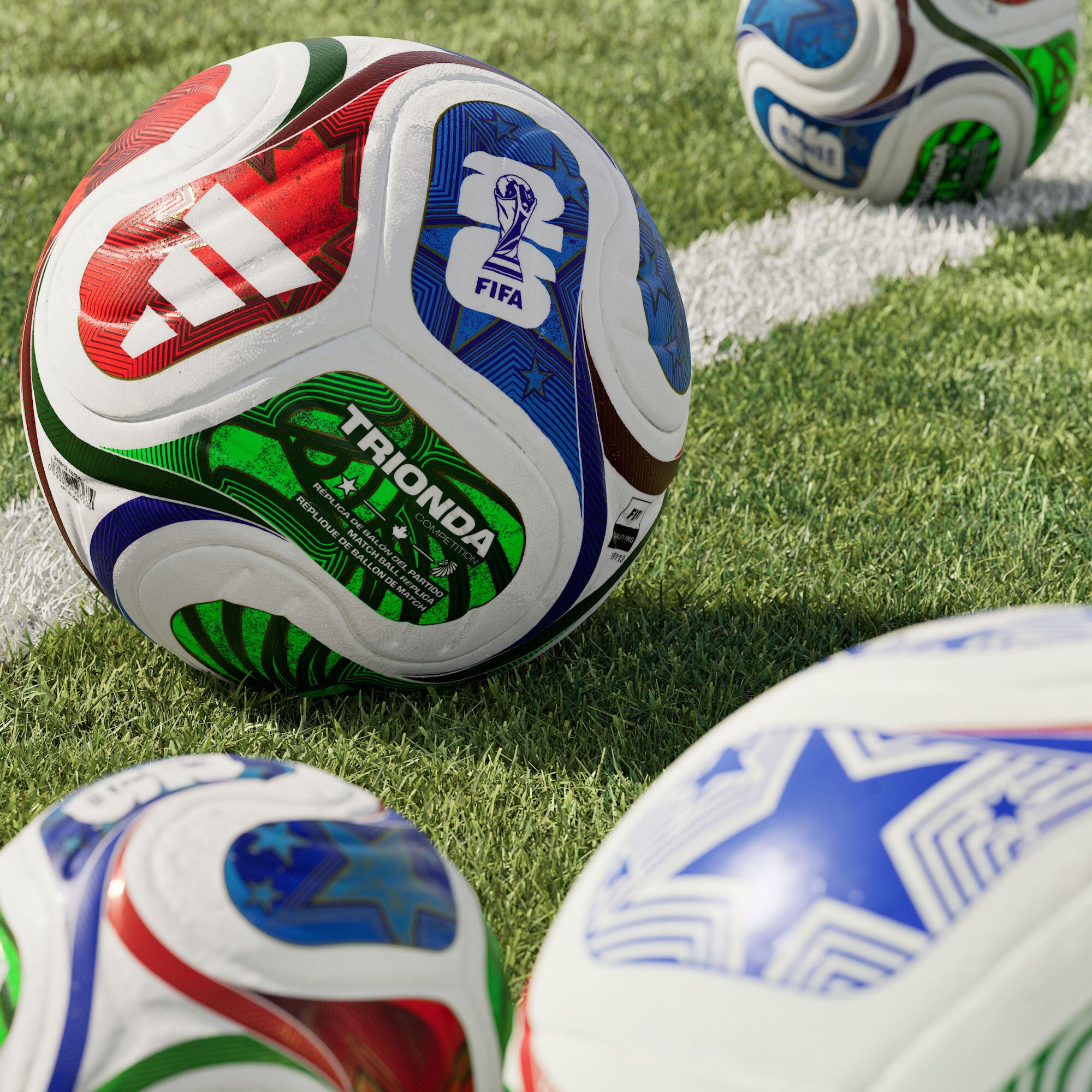 Pallone Trionda Competition Coppa del Mondo FIFA 26™ 4/7