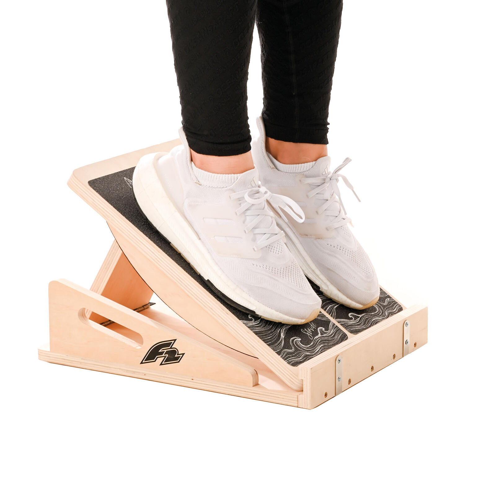 F2 Balance Board Step Board Aparato multifuncional Ajustable de Madera 6/7