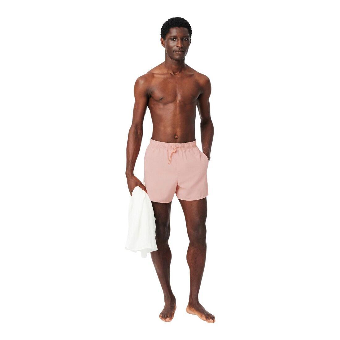 Bañador Rosa Lacoste de Secado Rápido Rose con Estilo Cómodo y Elegante 3/7