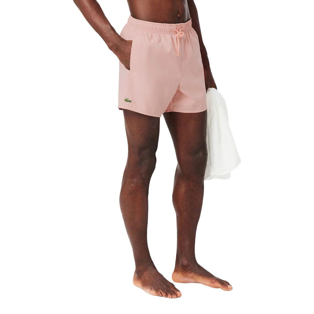 Bañador Rosa Lacoste de Secado Rápido Rose con Estilo Cómodo y Elegante 2/7