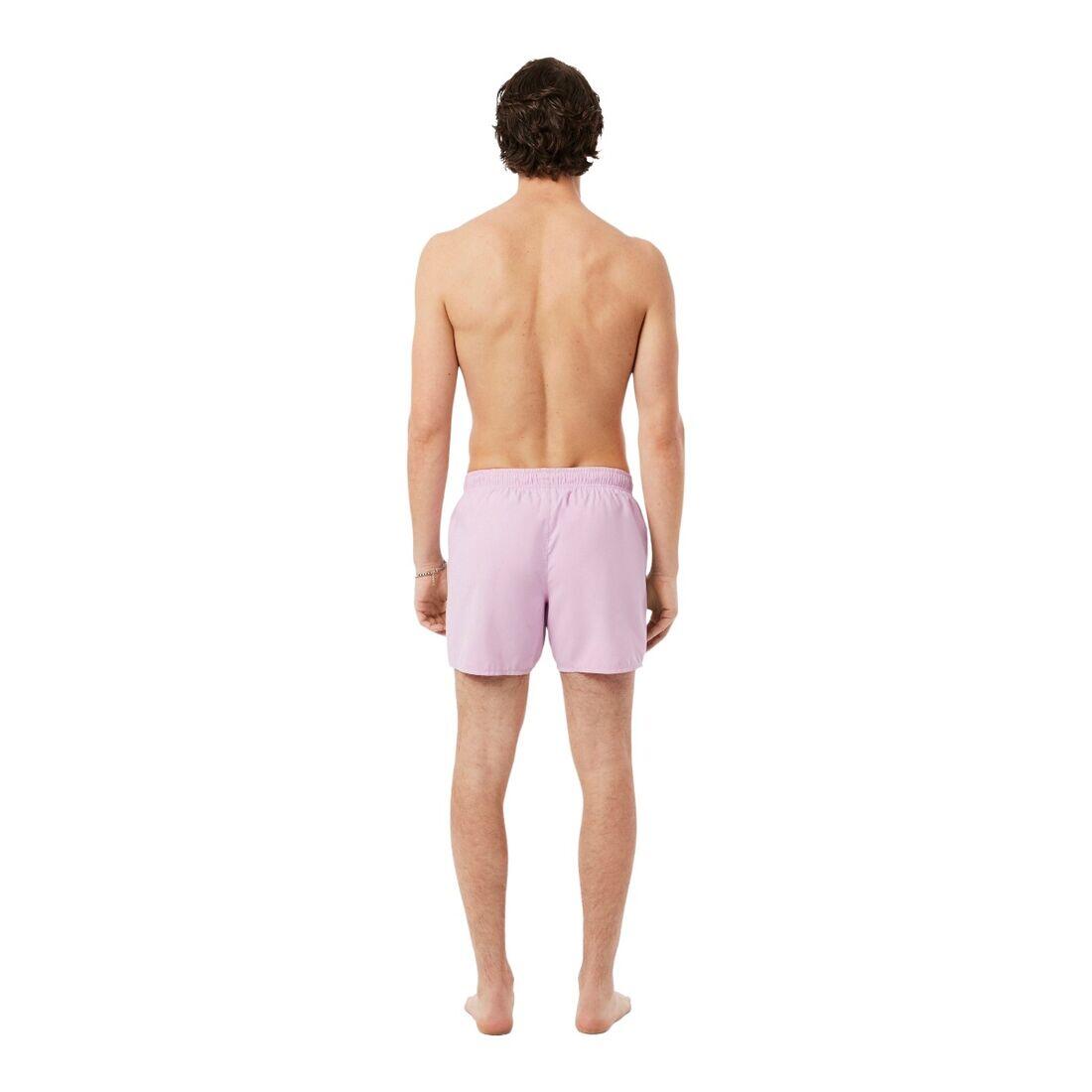Bañador Lila Lacoste de Secado Rápido Rose con Estilo Cómodo y Elegante 3/7