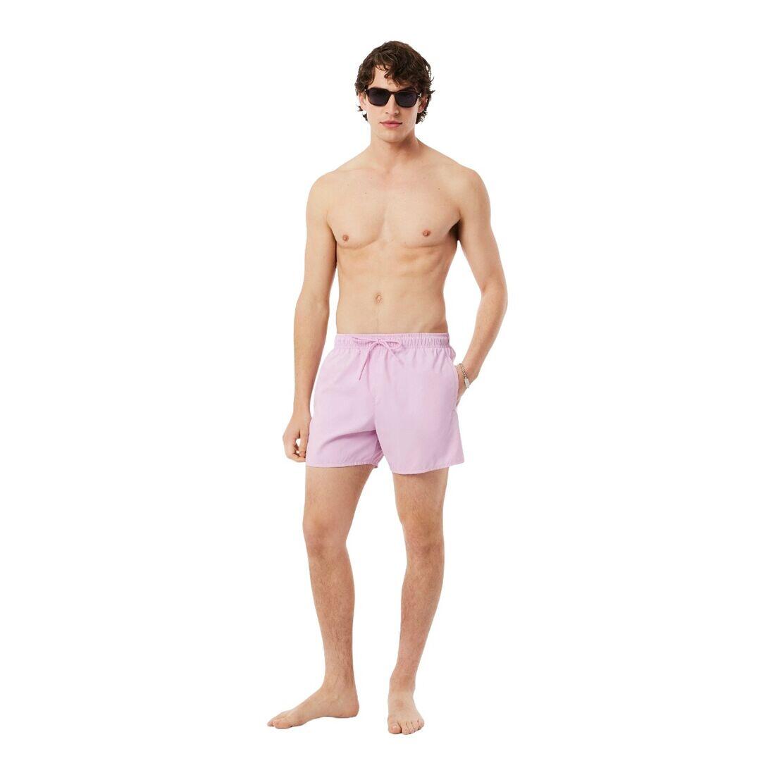 Bañador Lila Lacoste de Secado Rápido Rose con Estilo Cómodo y Elegante 2/7