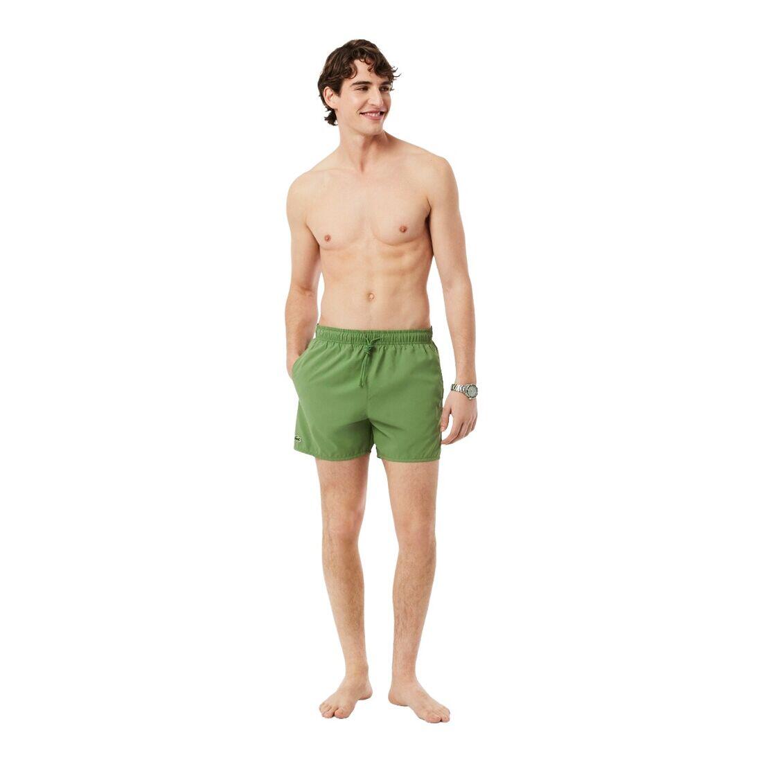 Bañador Verde Lacoste de Secado Rápido Mache Vert con Estilo Cómodo y Elegante 2/7
