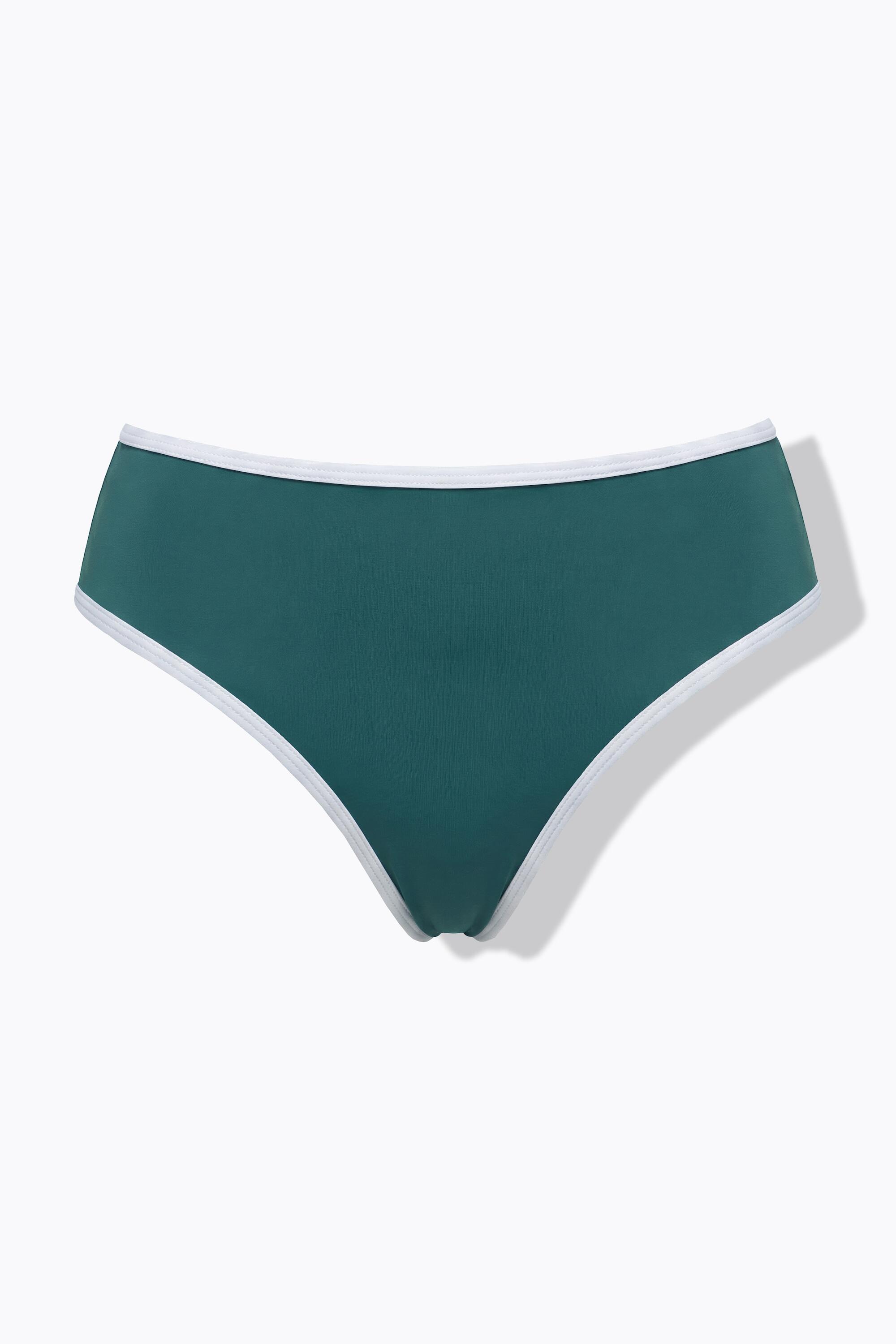 Femme Bas de bikini sculptant à taille haute et passepoil 5/5