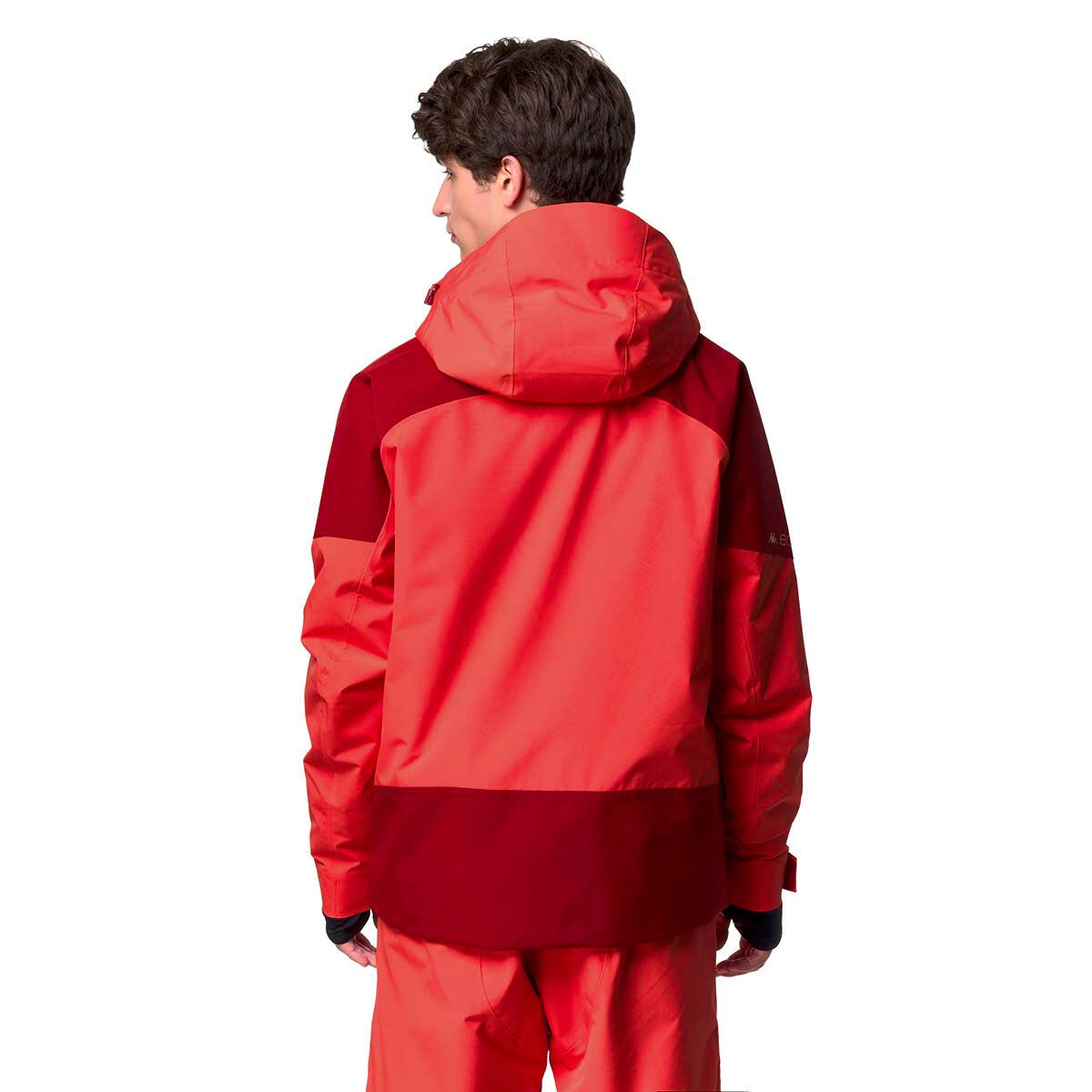 Giubbotto da uomo in poliestere rosso da sci 7/7